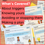Recognize Stress & Triggers - Quick SEL Worksheets - Low Prep