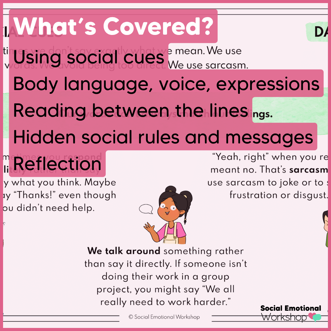 Social Cues - SEL Worksheets