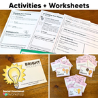 Reframing Negative Thoughts: Positive Self-Talk | CBT Counseling Activities for Changing Negative Thinking Vol 1