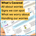 Worry and Anxiety - Quick SEL Worksheets - Low Prep