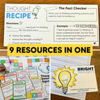Positive Self-Talk & Negative Thinking Bundle | CBT Counseling Activities for Anxiety & Anger | Grades 3-7