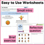 Feelings and Emotions - SEL Worksheets for Identifying Feelings - Low Prep