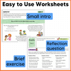 Empathy Activities - Perspective Taking & Kindness - SEL Worksheets