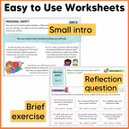 Personal Safety, Body Safety, Safe vs Unsafe - SEL Worksheets