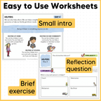 Asking for Help and Giving Help - SEL Worksheets Low Prep
