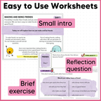 Making Friends Social Skills Activities - How to be a Good Friend - Friendship SEL Worksheets