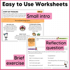 Handling Everyday Problems - Making Mistakes, Left Out, Losing - SEL Worksheets