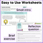 Decision Making + Problem Solving - Good Choices - SEL Worksheets