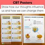 Cognitive Distortions + Automatic Negative Thoughts | Counseling Tools + Posters