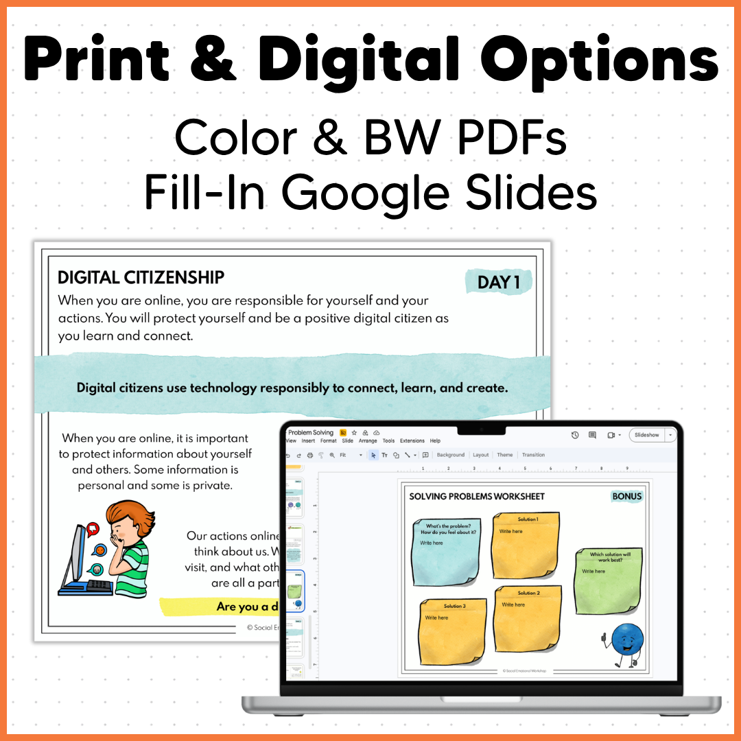 Decision Making, Problem Solving, Making Good Choices - SEL Worksheets
