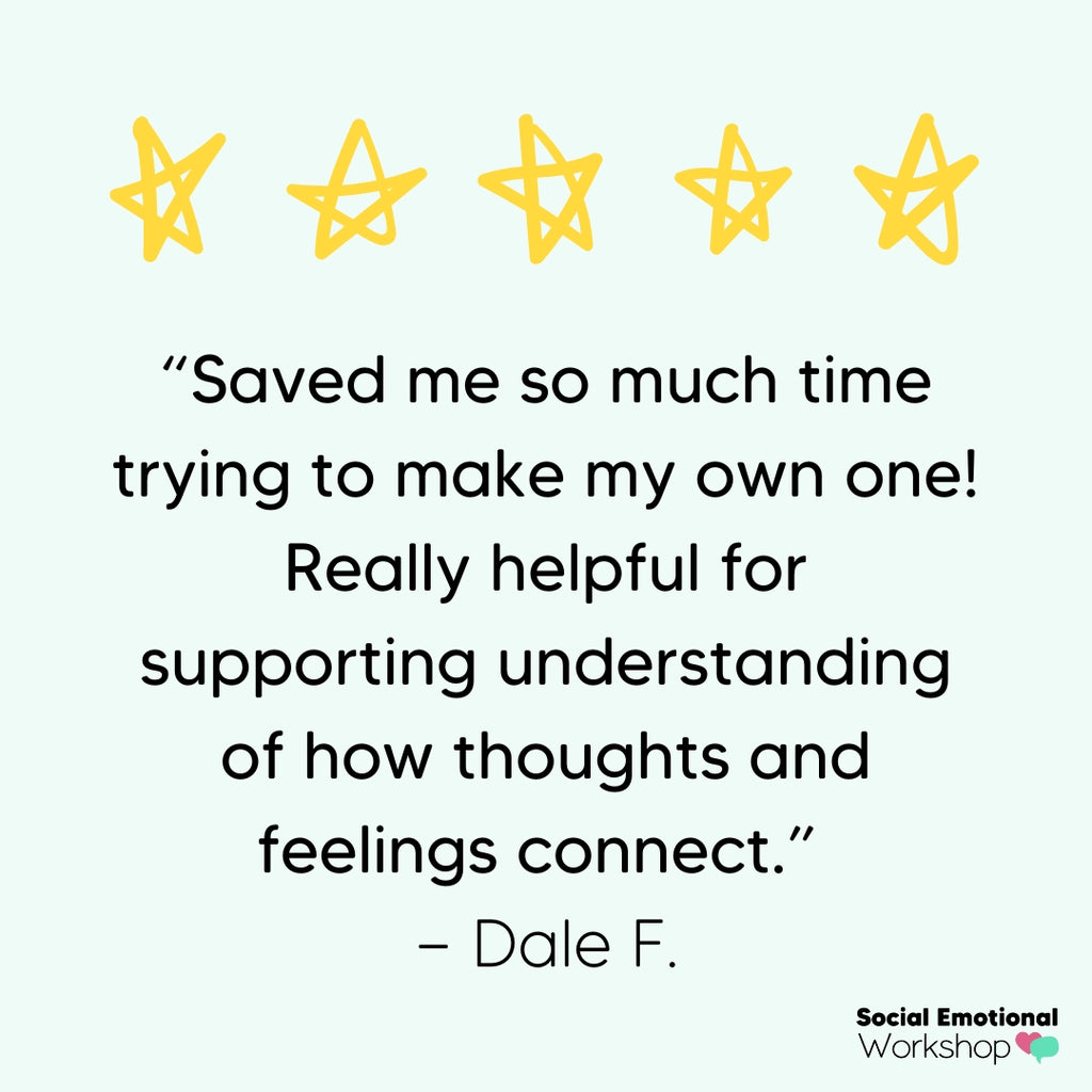 Connecting Thoughts, Feelings, & Actions | CBT Counseling Activities & Lesson