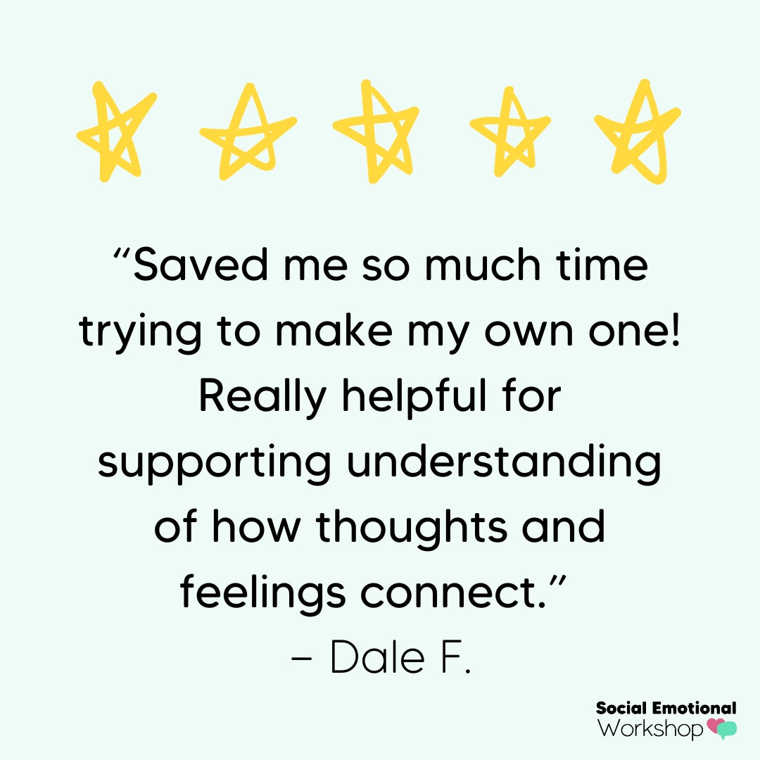 Connecting Thoughts, Feelings, & Actions | CBT Counseling Activities & Lesson