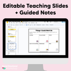 SMART Goal Setting Lessons with Activities, Templates, + Teaching Slides