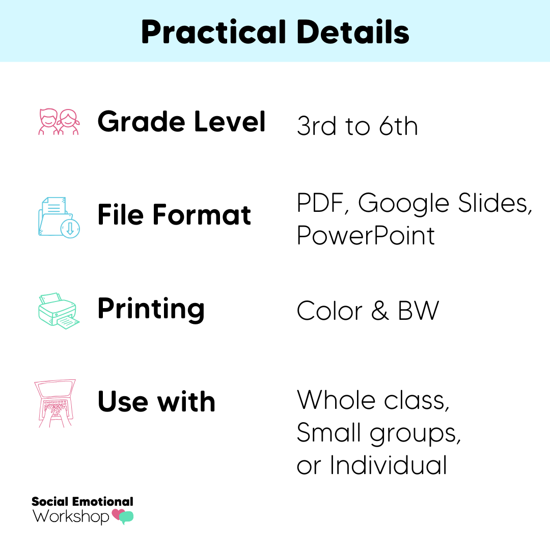 SMART Goal Setting Lessons with Activities, Templates, + Teaching Slides