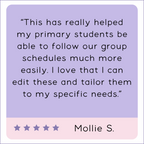 Visual Schedule for Individual or Group Counseling Routines