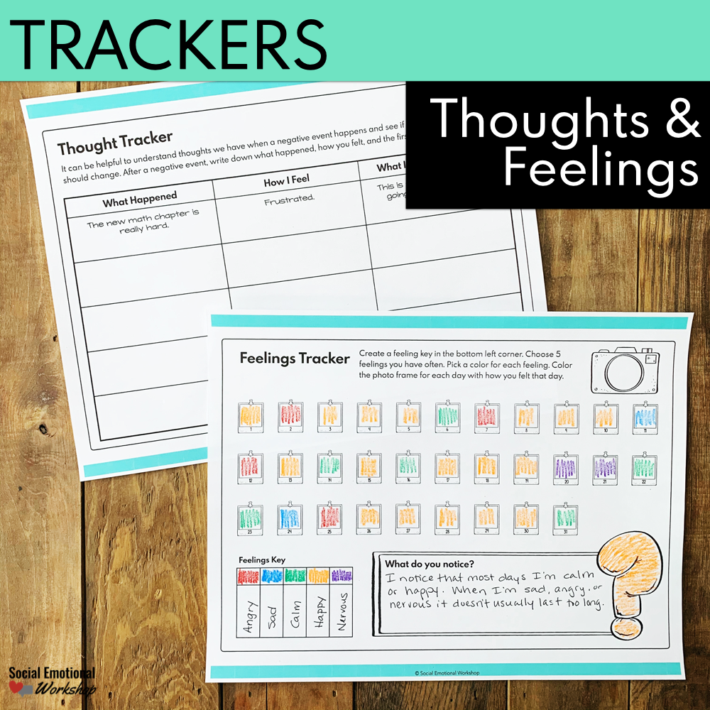 CBT Worksheets for School Counseling