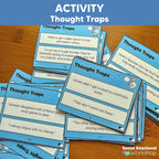 Negative Thinking Counseling Activities | CBT Cognitive Distortions & Reframing Automatic Negative Thoughts