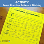 Negative Thinking Counseling Activities | CBT Cognitive Distortions & Reframing Automatic Negative Thoughts