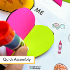 All About Me Craft Activity for Small Groups and Back to School Media Social Emotional Workshop