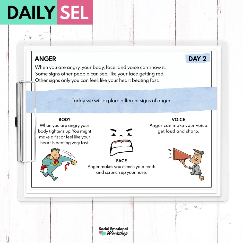 Anger Social Emotional Learning Activities - SEL for Distance Learning Media Social Emotional Workshop