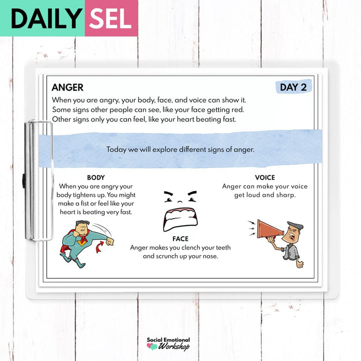 Anger Social Emotional Learning Activities - SEL for Distance Learning Media Social Emotional Workshop