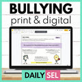 Bullying - SEL Activities for Distance Learning Media Social Emotional Workshop