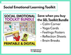 Calm Down Corner Bundle - Customizable Classroom Tools for Self Regulation Media Social Emotional Workshop