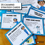 Calming Strategies Freebie Counseling Activities | Coping Captain Helper Squad Social Emotional Workshop