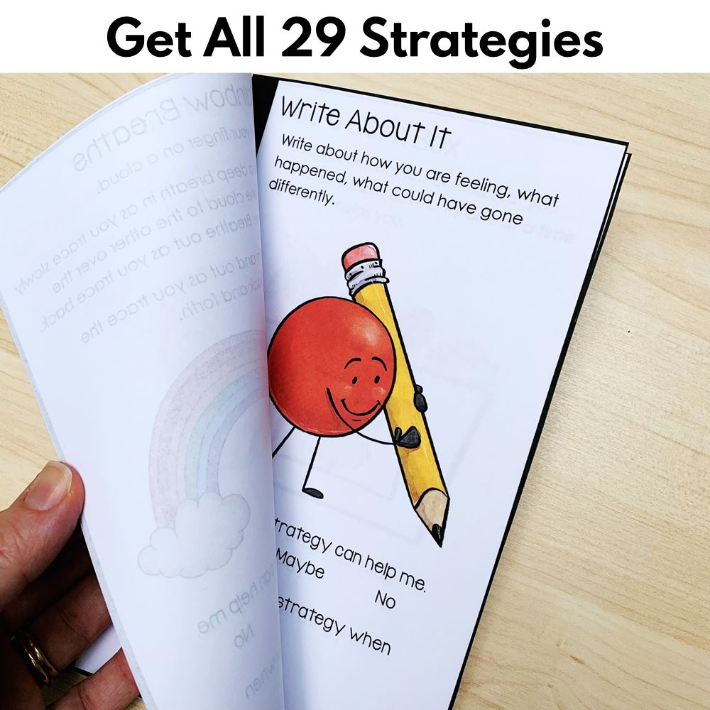 Calming Strategies Notebook Sampler Media Social Emotional Workshop