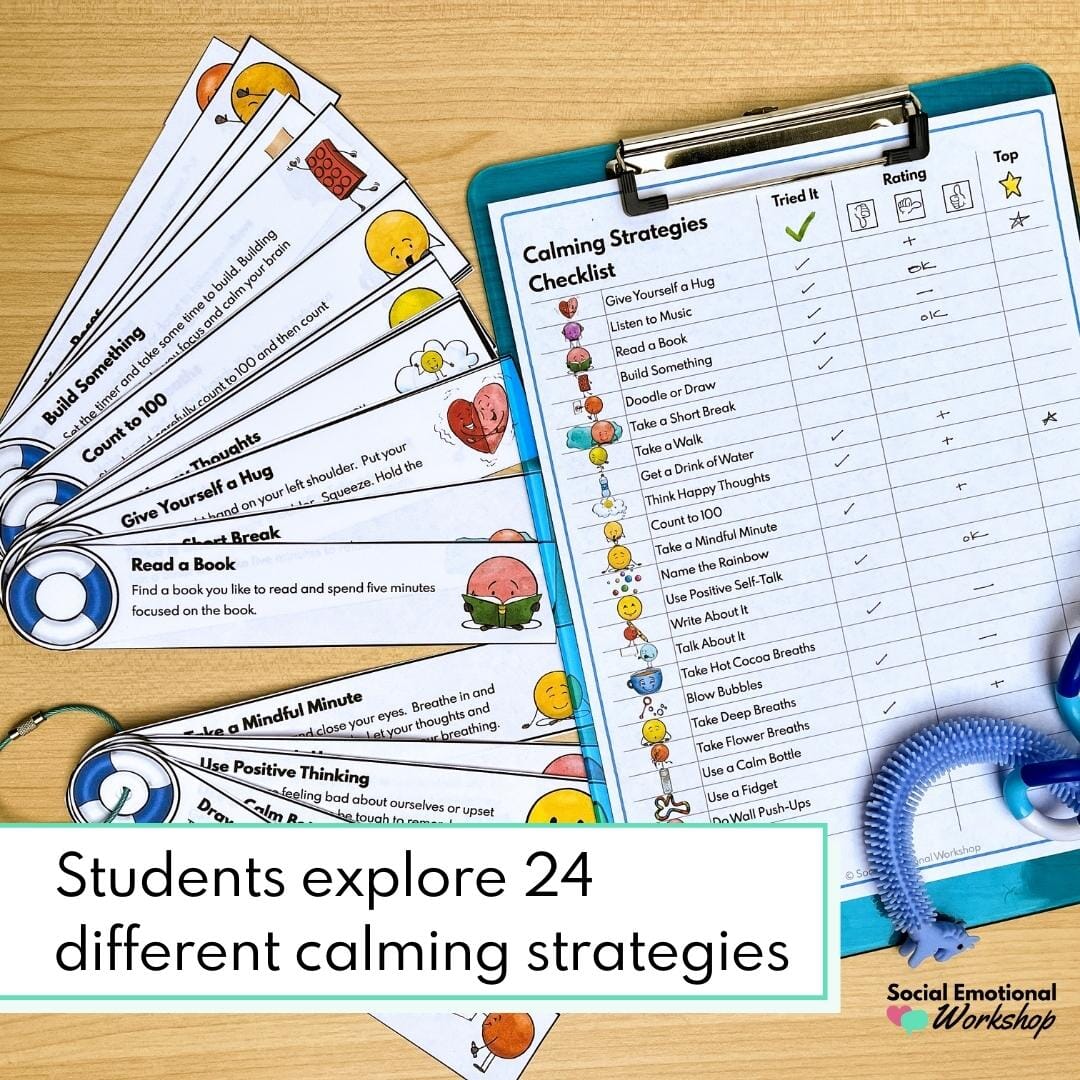 Calming Strategies Small Group Lesson to Improve Self Regulation Media Social Emotional Workshop