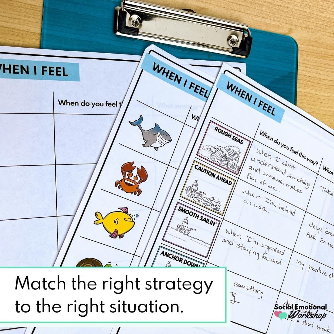 Calming Strategies Small Group Lesson to Improve Self Regulation Media Social Emotional Workshop