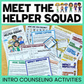 CBT-Based Counseling Activities for Self-Regulation & Social Skills | Intro to the Helper Squad Series Social Emotional Workshop