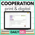 Cooperation Lessons - SEL Activities for Distance Learning Media Social Emotional Workshop