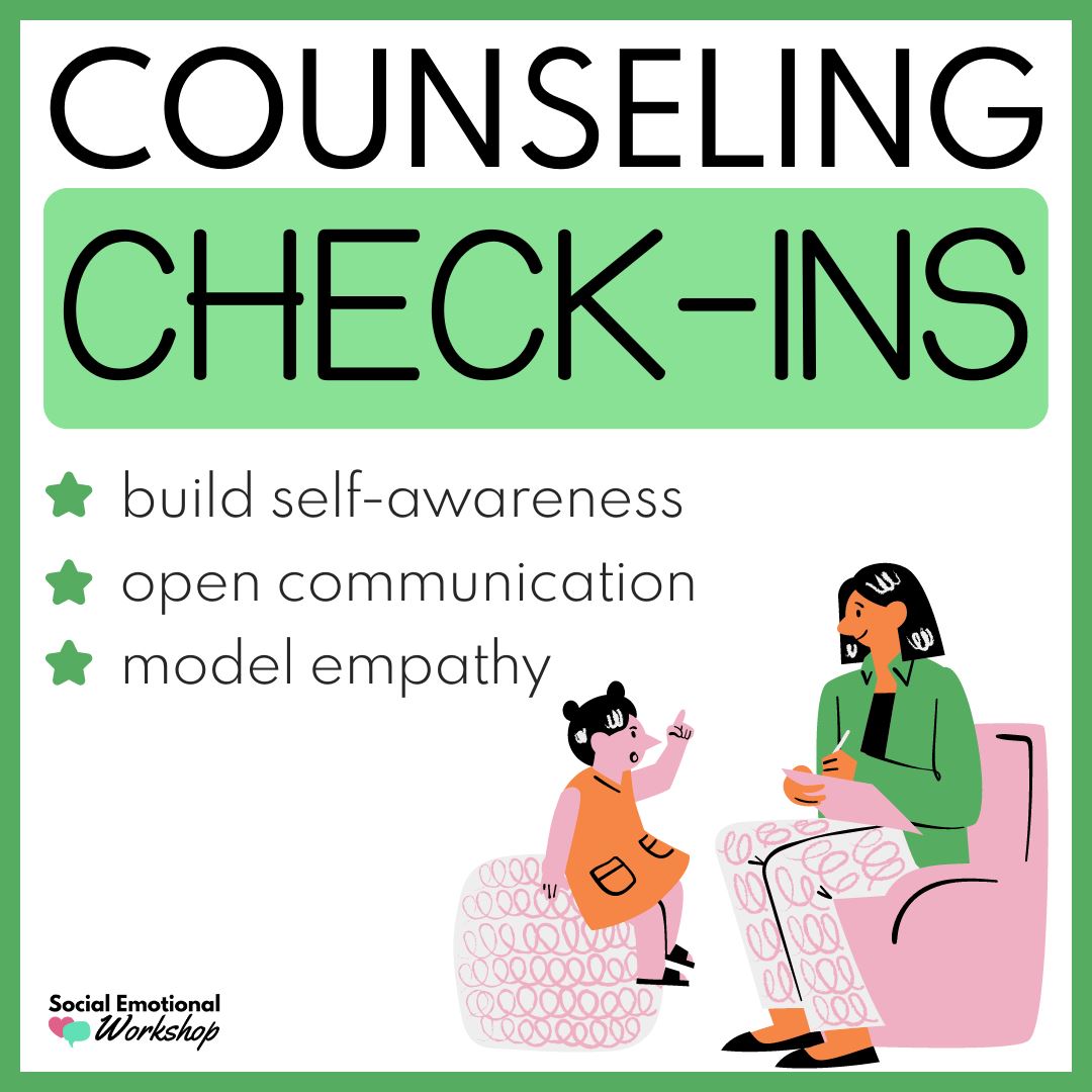 Counseling Check-In Sheets and Activities for Individual and Group ...