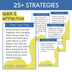 Counseling Cool Down Activities to Build Self Regulation | Calming Strategies Counseling Activities Social Emotional Workshop