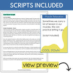 Counseling Cool Down Activities to Build Self Regulation | Calming Strategies Counseling Activities Social Emotional Workshop