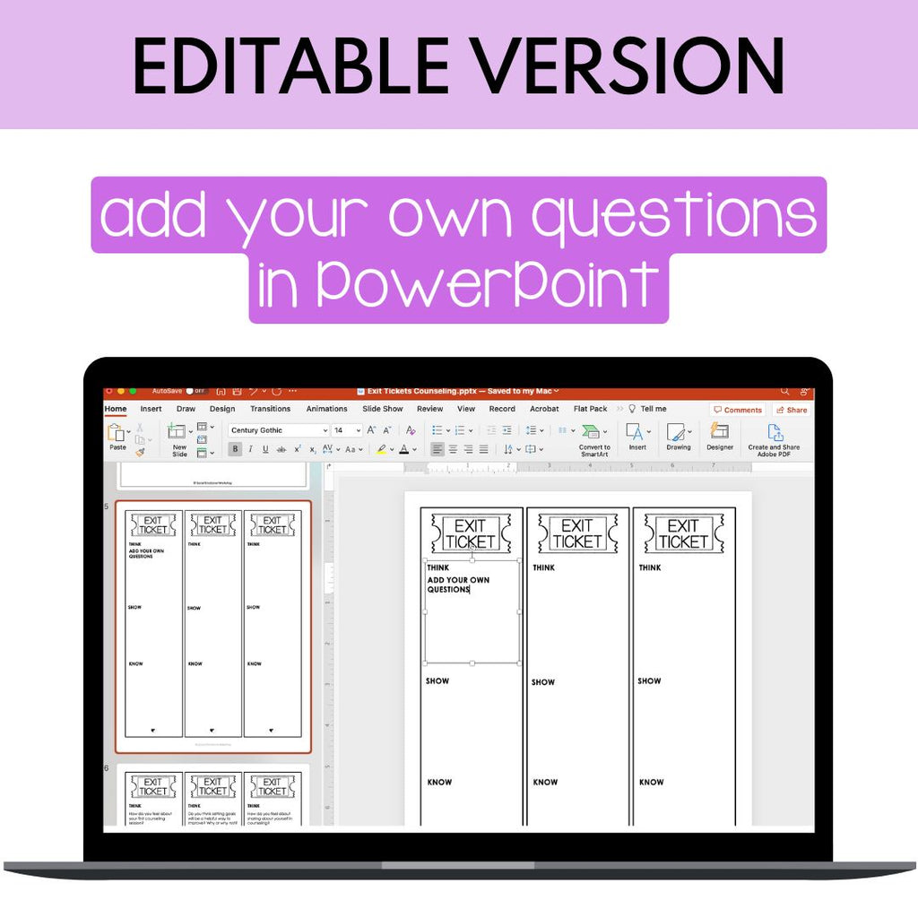 Counseling Exit Tickets for Individual and Group Counseling | Editable Counseling Activities Social Emotional Workshop