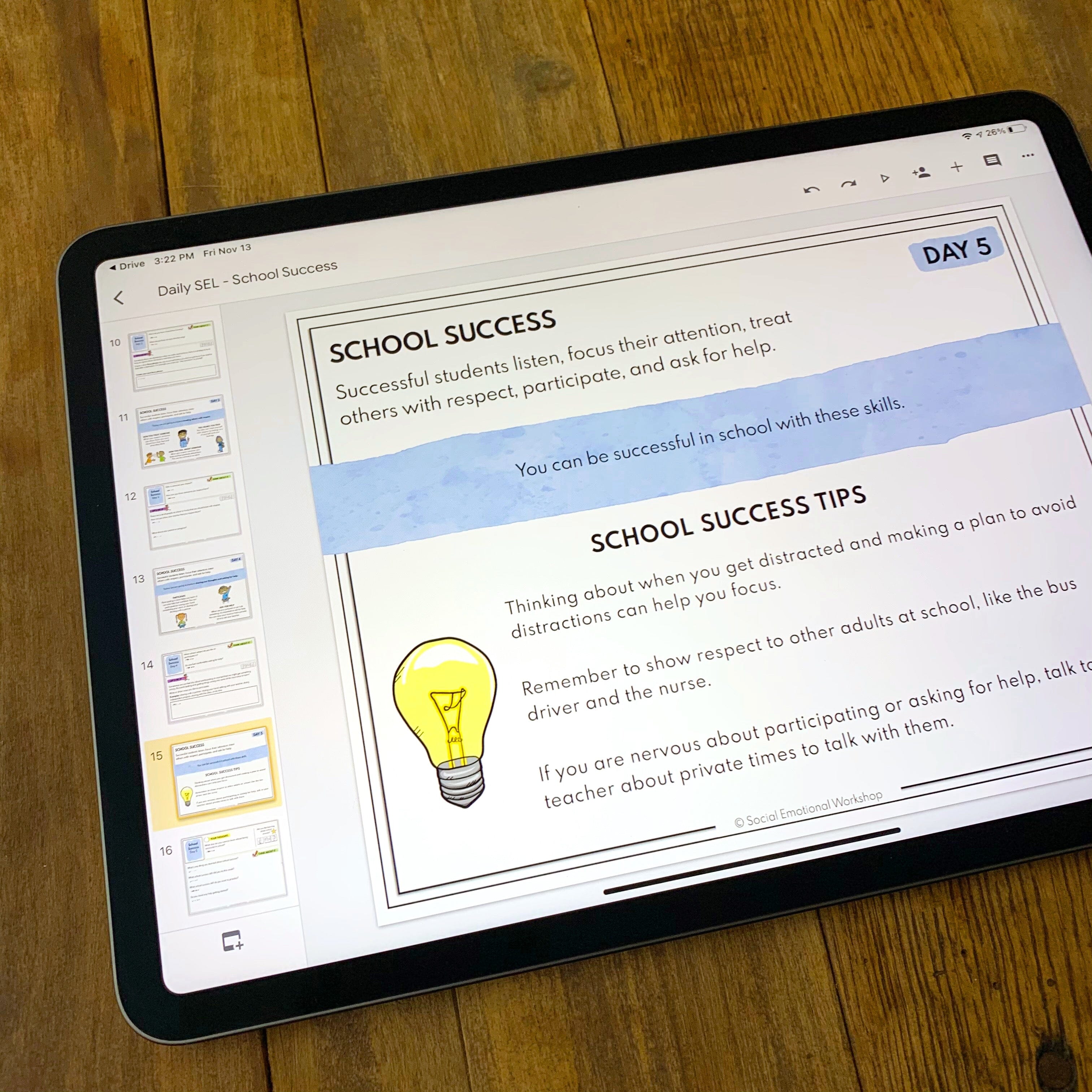 Daily SEL Activities for the Whole Year & Distance Learning Media Social Emotional Workshop