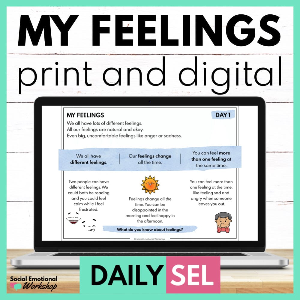 Daily Social Emotional Learning Activities - Set 1 - SEL for Distance Learning Media Social Emotional Workshop