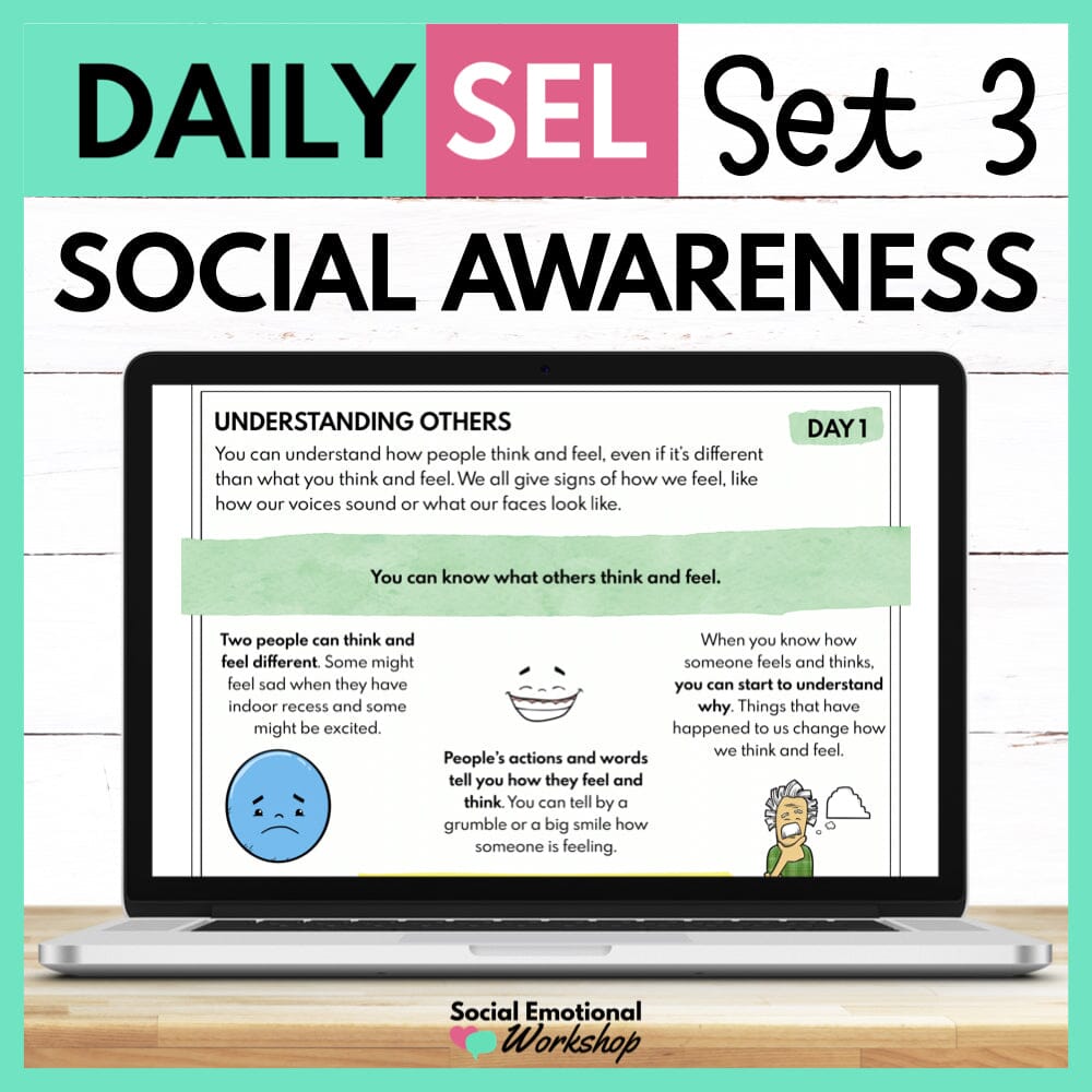 Daily Social Emotional Learning Activities - Set 3 - SEL for Distance Learning Media Social Emotional Workshop
