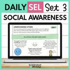 Daily Social Emotional Learning Activities - Set 3 - SEL for Distance Learning Media Social Emotional Workshop