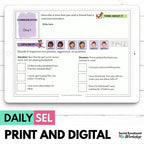 Daily Social Emotional Learning Activities - Set 4 - Relationship Skills Media Social Emotional Workshop