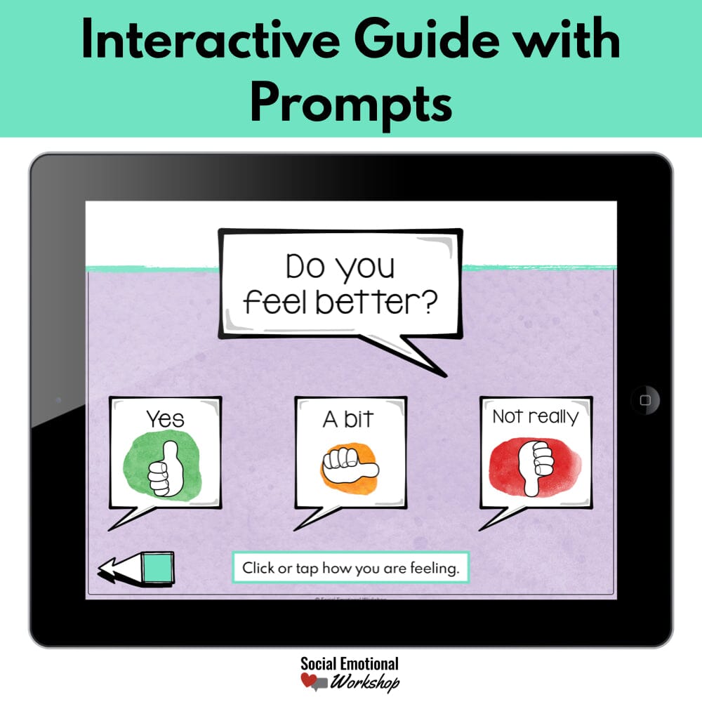 Digital Calm Corner for School or Home Distance Learning Media Social Emotional Workshop