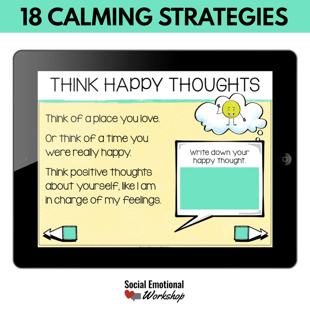 Digital Calm Corner for School or Home Distance Learning Media Social Emotional Workshop