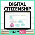 Digital Citizenship Social Emotional Learning Activities - SEL for Distance Learning Media Social Emotional Workshop