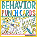 Editable Behavior Punch Cards for Classroom Management Media Social Emotional Workshop