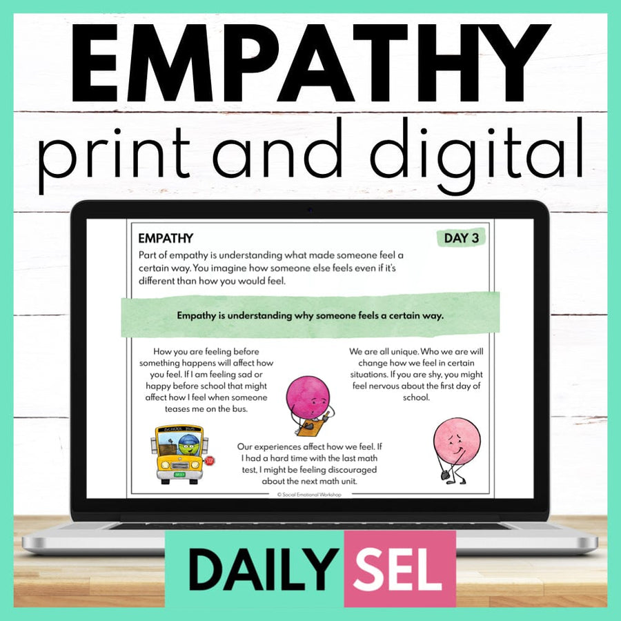 Empathy and Compassion - Social Emotional Learning Activities - SEL for Distance Learning Media Social Emotional Workshop