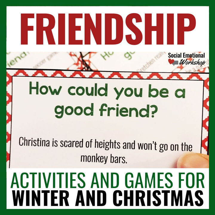 Friendship Activities Bundle for Winter and Christmas Media Social Emotional Workshop