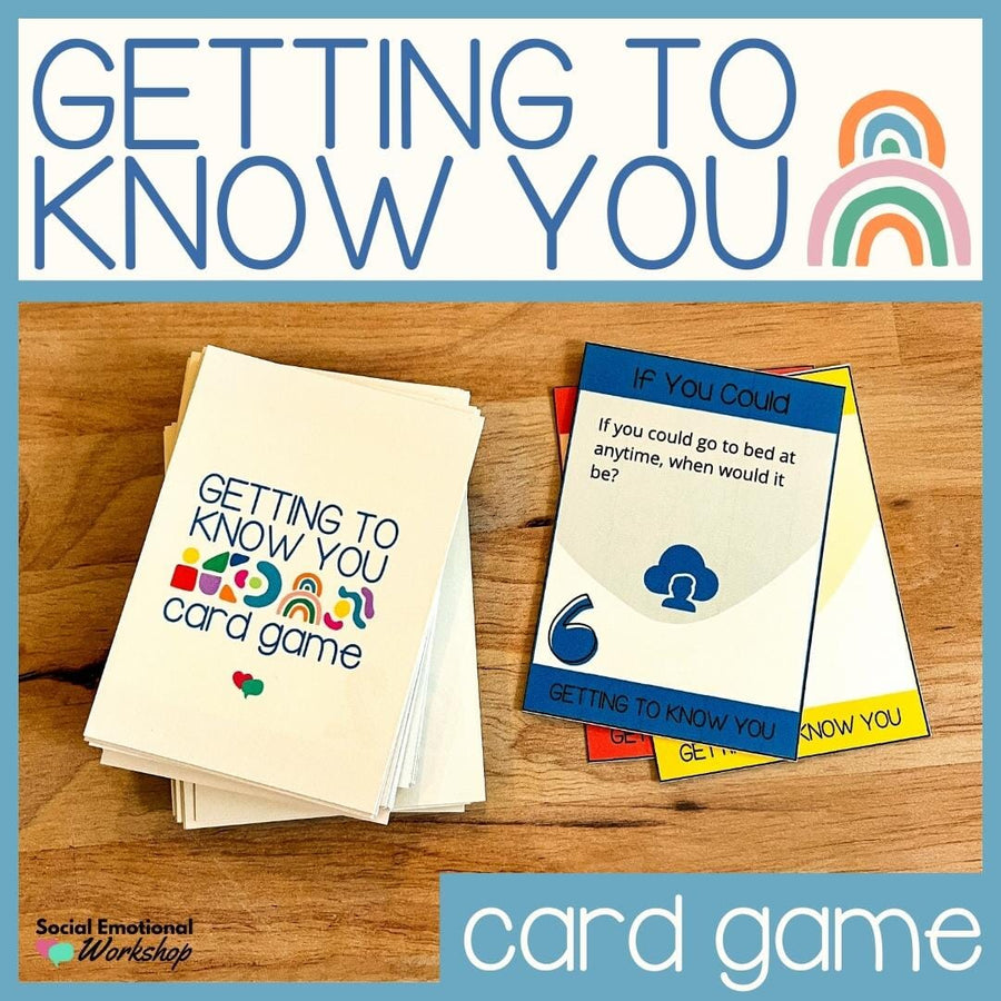 Getting To Know You SEL Game for Small Groups Media Social Emotional Workshop