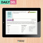 Healthy Choices Social Emotional Learning Activities - SEL for Distance Learning Media Social Emotional Workshop